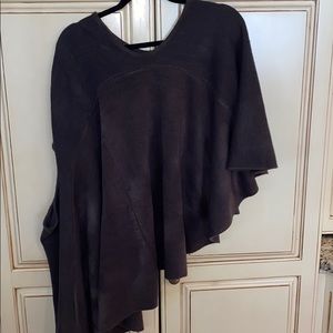 Brown Anthropologie poncho